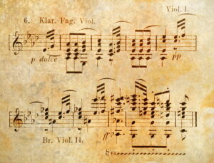 Sheet music vintage